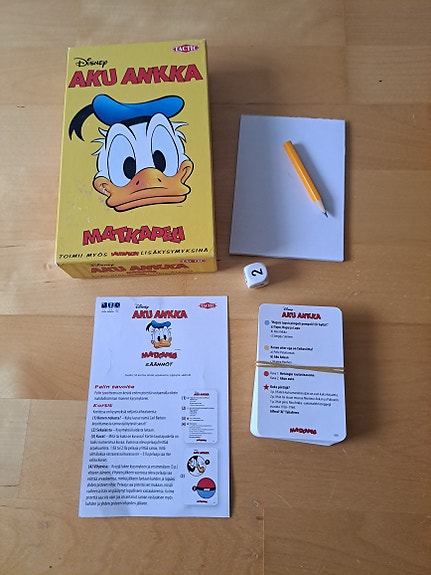 Aku Ankka matka-tietopeli