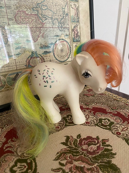 MLP G1 Confetti Rainbow Pony