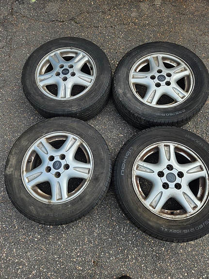 5x115 225/60-16" kesärenkaat alumiinivantein