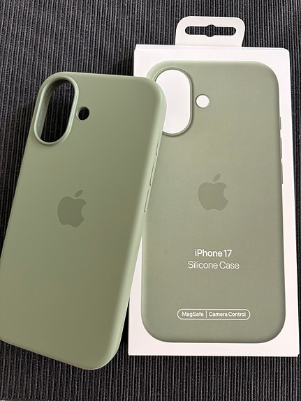 Apple iPhone 17 Silicone Case w/ MagSafe - Light Moss