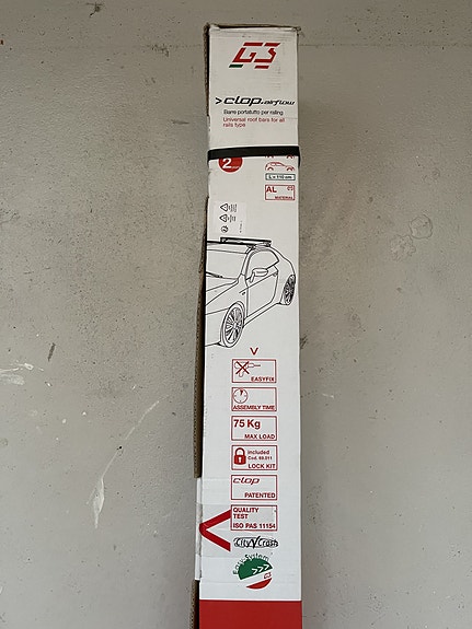 G3 Clop Airflow Toyota Corolla STW (02.2019-) kattoteline