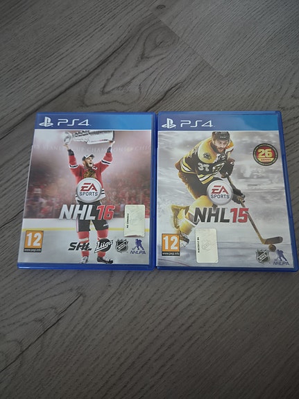 PS4 EA Sports NHL 15 ja NHL 16 pelit
