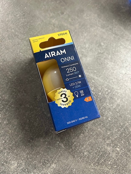 Airam ONNI LED-lamppuja uudet