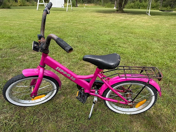 Jippo lastenpyörä 16" pinkki