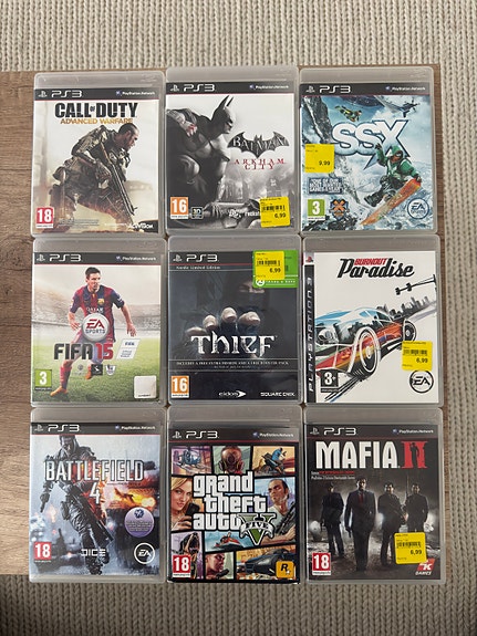 PlayStation 3 pelejä 2-8€