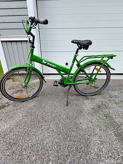 Poni kaupunkipyörä 24" vihreä unisex