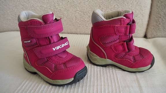 VIKING GORE-TEX talvikengät, koko 20, pinkit, SÖPÖT