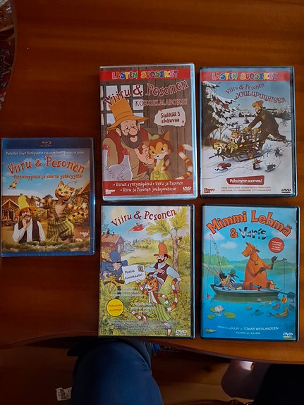 Viiru ja Pesonen lasten DVD- ja Blu-ray -paketti