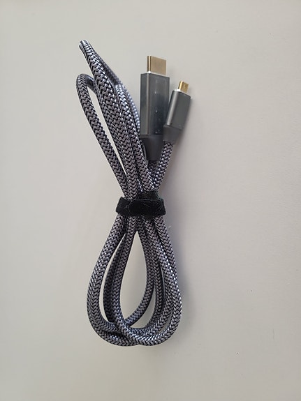 Laadukas Micro-HDMI - HDMI -kaapeli (4K UHD) / Punottu kaapeli