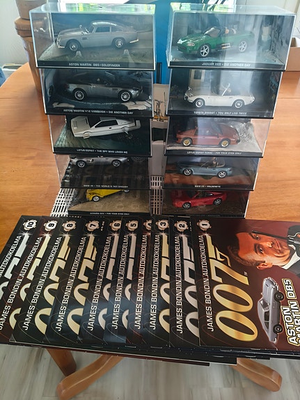 007 James Bond pienoismalli-auto kokoelma