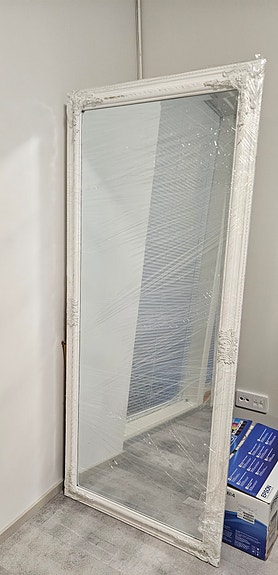 Jysk iso valkoinen peili NORDBORG 72x162