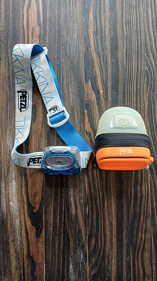 Petzl tikkina + peztl lyhtykotelo