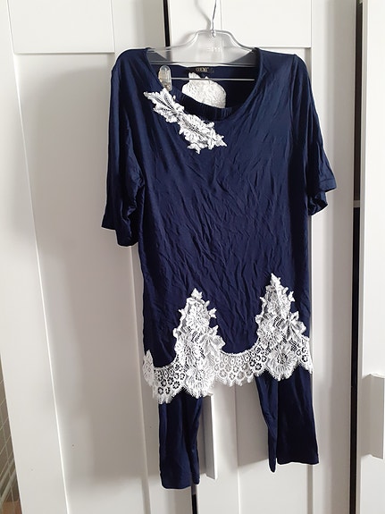 Tummansininen  Coemi pyjama koko S