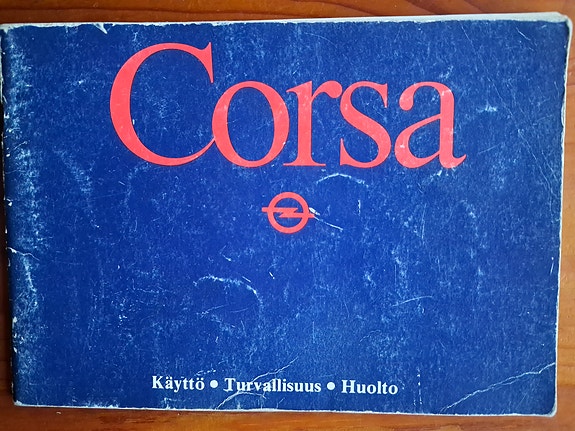 Opel Corsa käyttöohjekirja