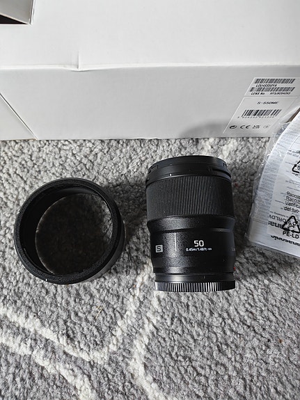 Panasonic Lumix S 50mm f/1.8 objektiivi