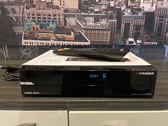 HDTHUNDER HD1500 HD-digiboksi 500 Gt – antenni- ja kaapeliverkkoon, tallentava