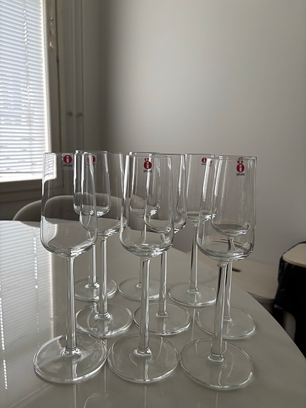 Iittala Essence kuohuviinilasit 9 kpl