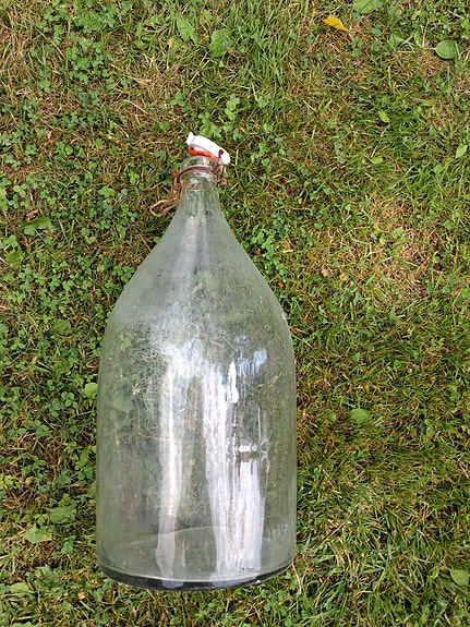Vanha lasipullo