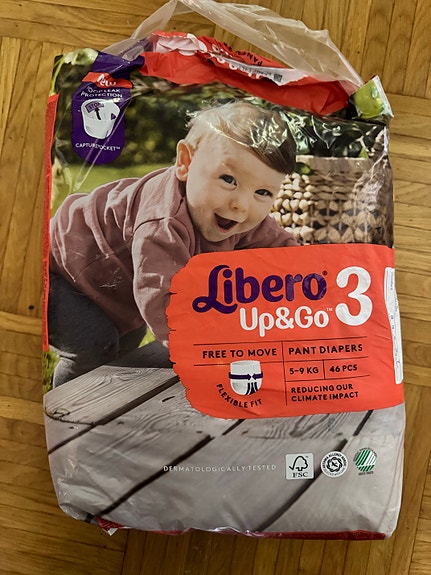 Annetaan Libero Up&Go 3 housuvaipat 5–8 kg