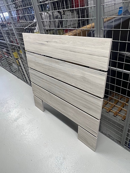 IKEA sängynpääty harmaa