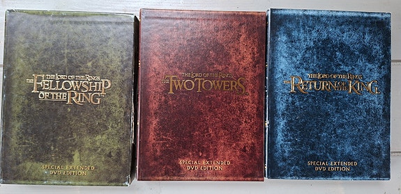 Taru Sormusten Herrasta DVD trilogia Special Extended