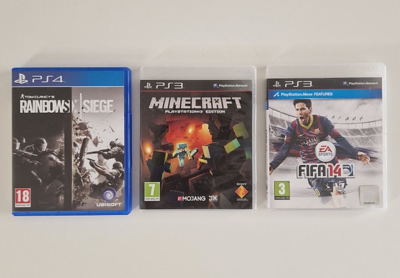 Playstation 3 ja 4 pelit