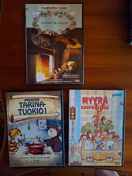 Lasten DVD-paketti Syksy & Talvi, Tarinatuokio 1, Myyrä kaupungissa