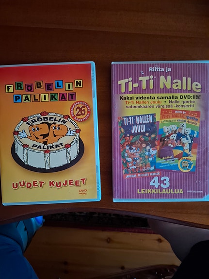 Fröbelin Palikat Uudet kujeet & Ti-Ti Nalle lasten DVD:t