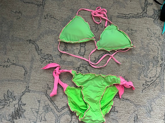 Cubus bikinit vihreä-pinkki koko M