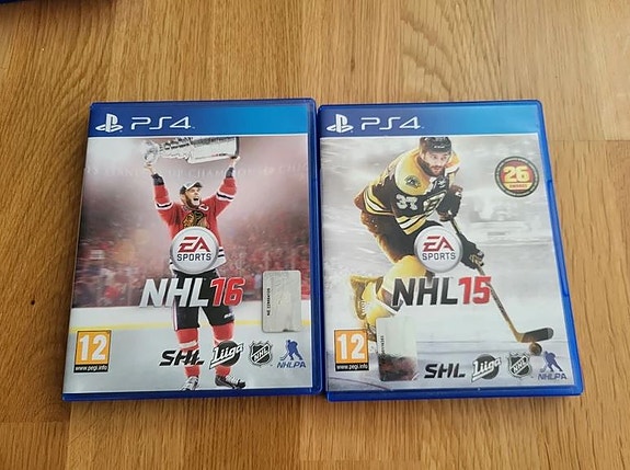 Myydään PS4 NHL-pelit – NHL 15 & NHL 16
