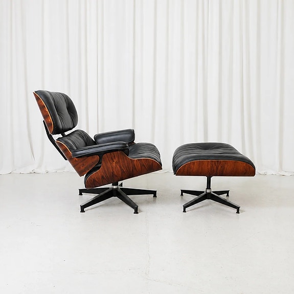 Charles ja Ray Eames Lounge Chair ja rahi, Herman Miller