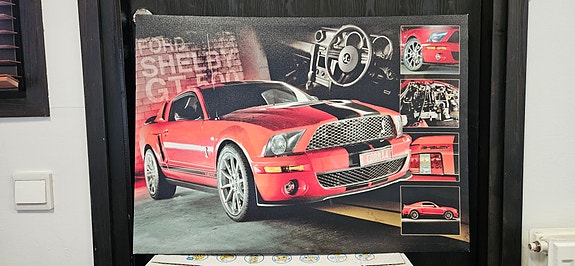 Ford mustang GT 500 Shelby canvastaulu