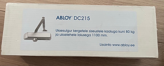 2 kpl Abloy DC215 ovensuljin /ovipumppu - käyttämättömiä