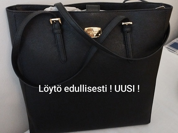 Michael Kors Jet Set Travel  käyttämätön nahkalaukku musta naisten