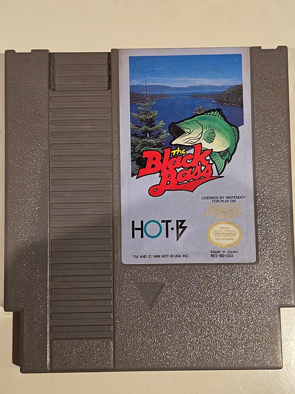 Nintendo NES The Black Bass -peli