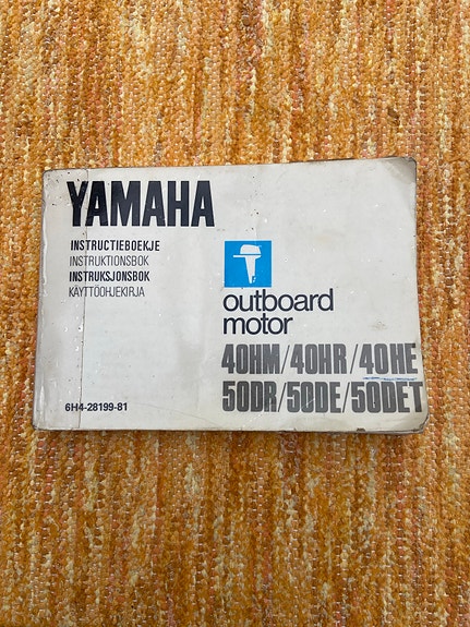 Yamaha perämoottorin käyttöohjekirja 40HM 40HR 40HE 50DR 50DE 50DET