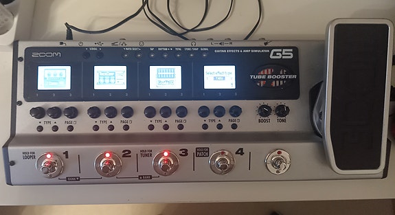 Zoom G5 kitaramultiefekti
