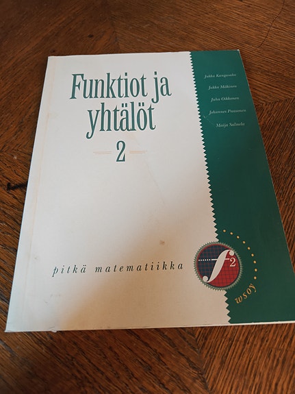 Funktiot ja yhtälöt 2 - pitkä matematiikka, oppikirja