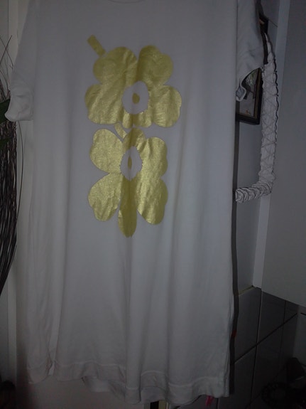 Marimekko Adidas unikko paita xs-s kultaiset unikot