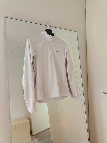 Iciw Everyday Long sleeves 1 4 stripe S white treenipaita valkoinen