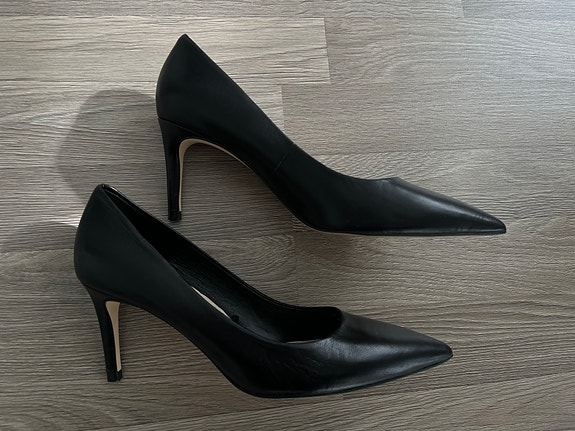 Zara nahka kengät korkokengät korkkarit 38
