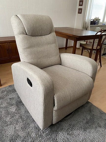 Huippukuntoinen ja tukeva recliner mekanismituoli