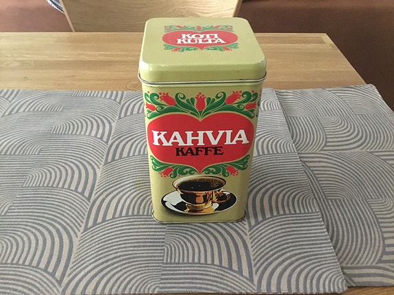 Vanha Kotikulta Pauligin kahvipurkki