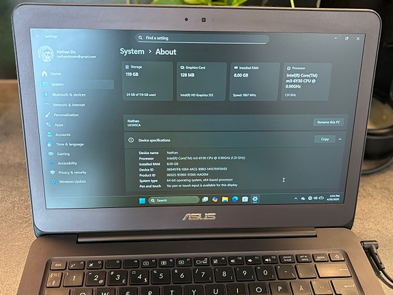 ASUS ZenBook UX305C – kevyt ja erittäin ohut kannettava