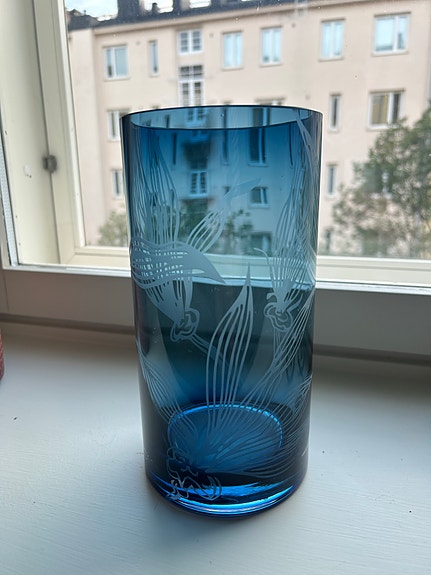 Pentik sininen maljakko