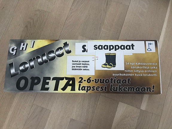 Lukukortit 2–6-vuotiaille lapsille