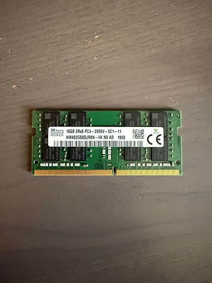 SK Hynix 16 Gt DDR4 2666 MHz SO-DIMM - kannettavan muisti