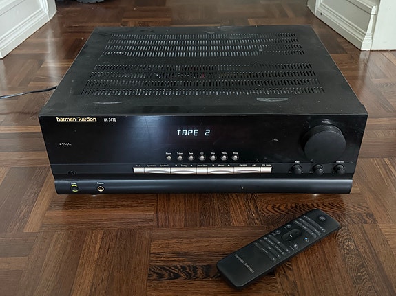 Harman Kardon HK 3370 stereo-vahvistin musta
