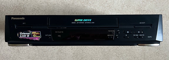 Panasonic NV-SJ216 Super Drive VHS-nauhuri