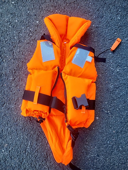vauvan pelastusliivi 100N oranssi 10-15 kg